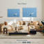 Kerner White Feather On Blue-107854680
