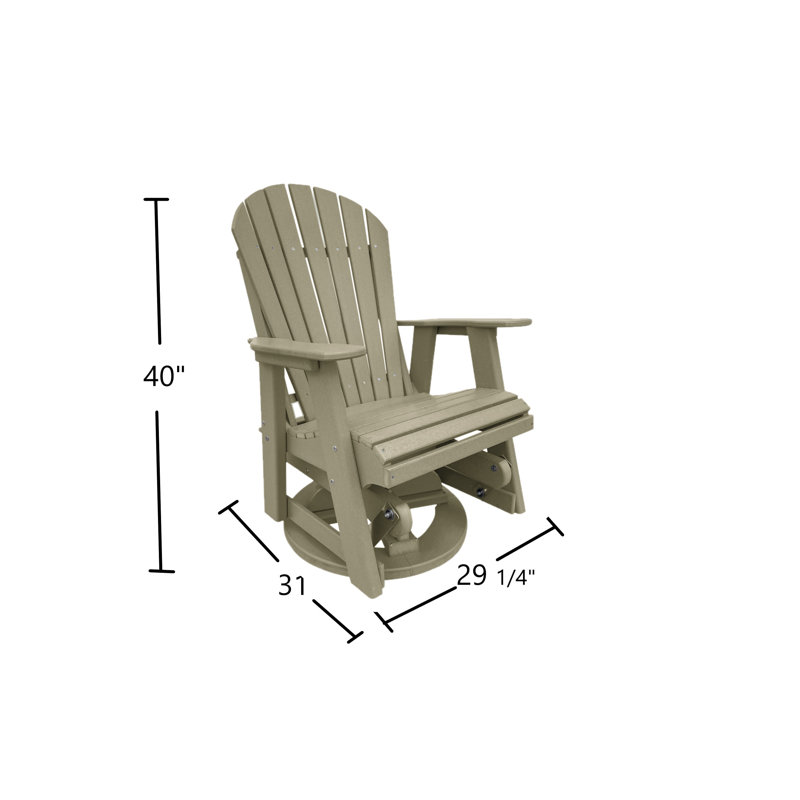 Chaise de patio pivotante Agamenn, Température