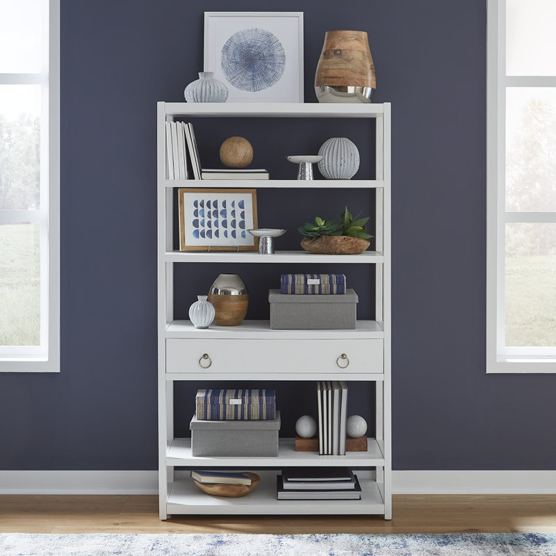 Ballentine 39'' Accent Bookcase, White