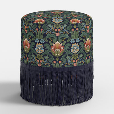 Fringe ottoman