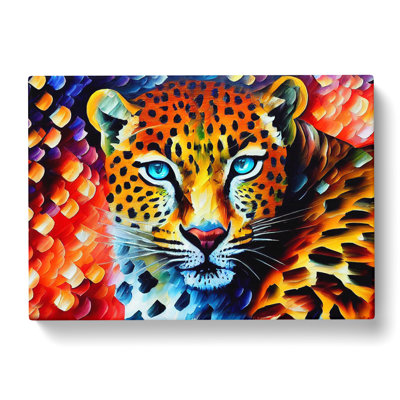 Leopard Painting Vol.1 Abstract - Wrapped Canvas