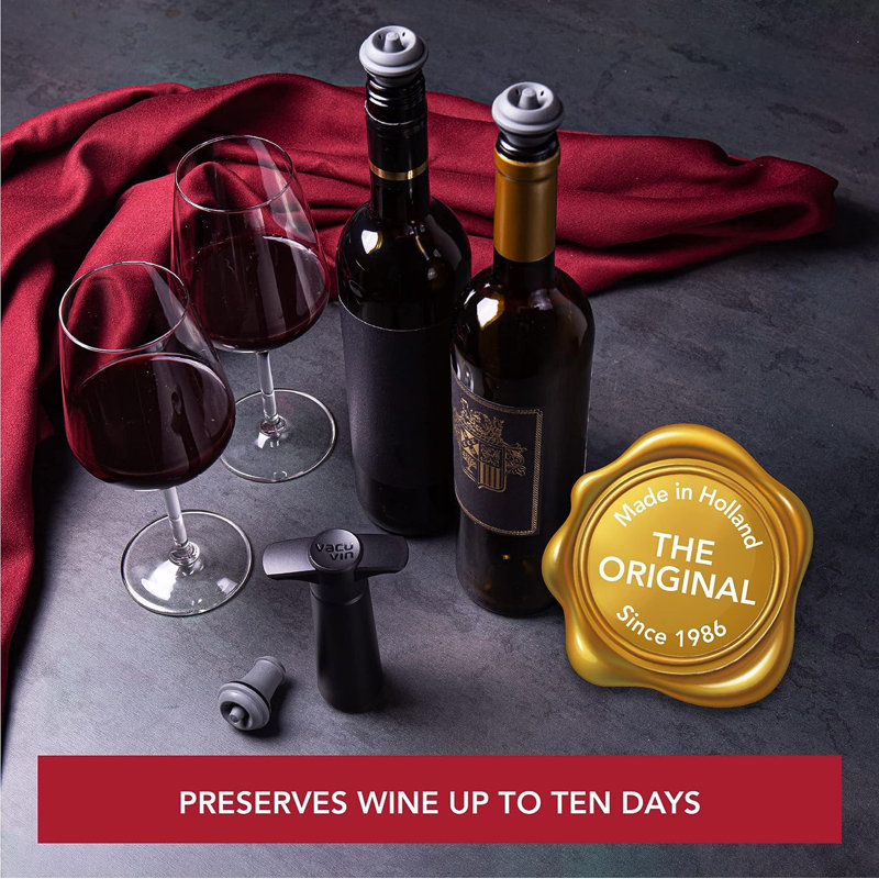 Emballage-cadeau Wine Saver, blanc, Noir