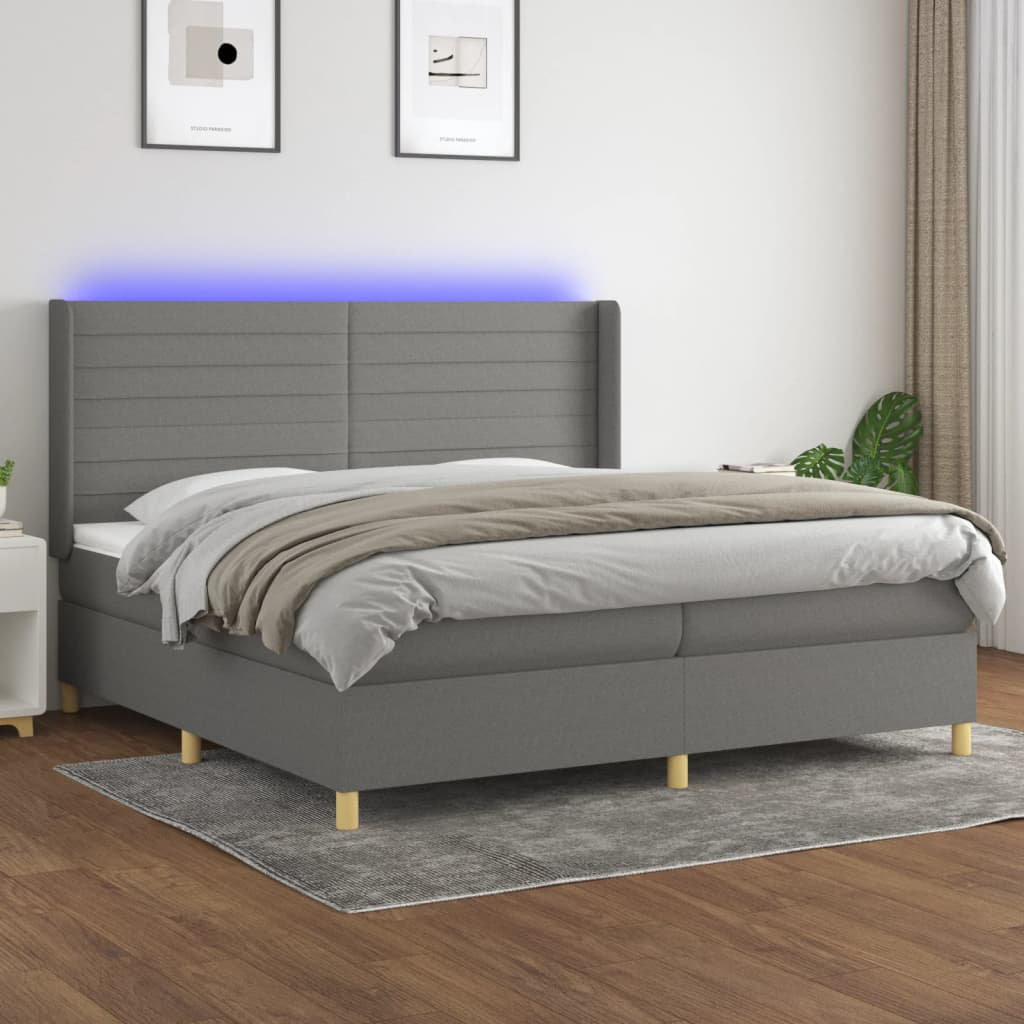 Boxspringbett Bjarnveig, 200 x 200 cm