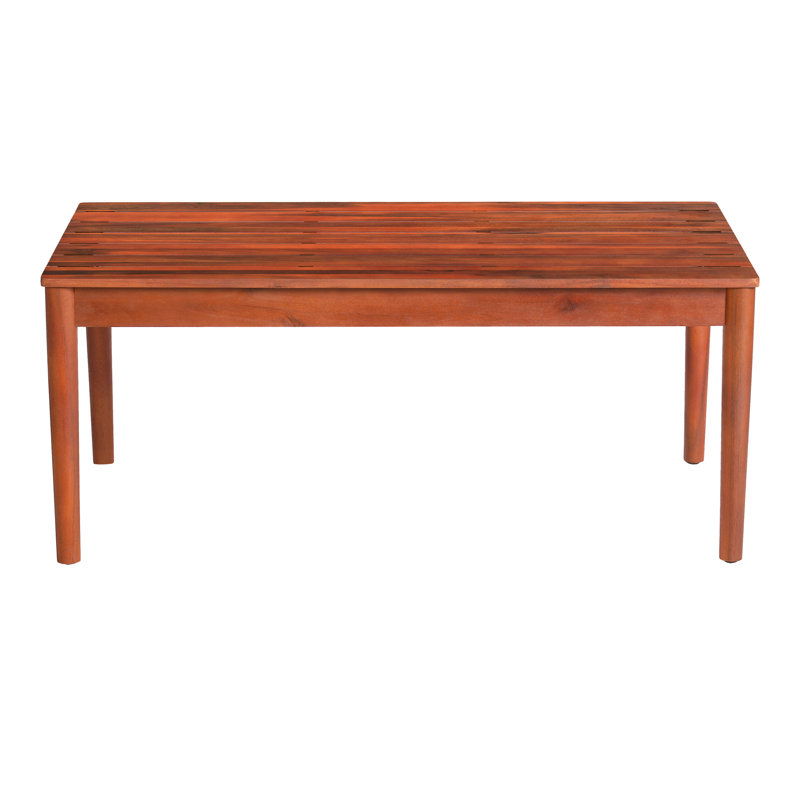 Outdoor Coffee Table With Rustic Wood, Shade, 35.55" Wide, 20.91" Deep, 15.03" Tall In Style, Wood Construction, Color, X 15.03