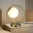 1-light Brushed Brass Table Lamp Small Lamp For Nightstand Desk Lamp Cute Plug In Lamp