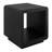 Lonni 20" Wide Square Side Table in Black Grain-117546232