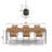 8.5"W Ford Lantern 1-Light Metal Pendant
