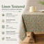 Nappe ronde en lin texturé 84 po-304372445