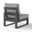 Chaise de patio sans accoudoirs à assise profonde avec cadre-1025138768-1025138769