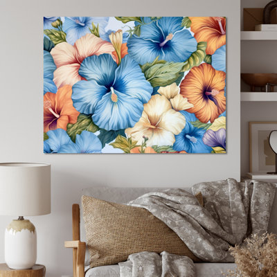 " Multicolor Hibiscus Tropical Harmony Flowers "