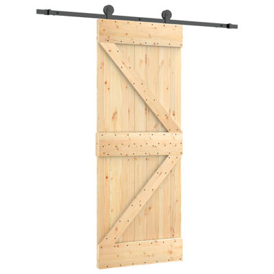 Porte coulissante avec quincaillerie Vidaxl