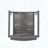 Aluminum Dining Chairs with Rope Seat, Set of 2