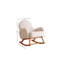 Bina Velvet Swivel Wingback Chair