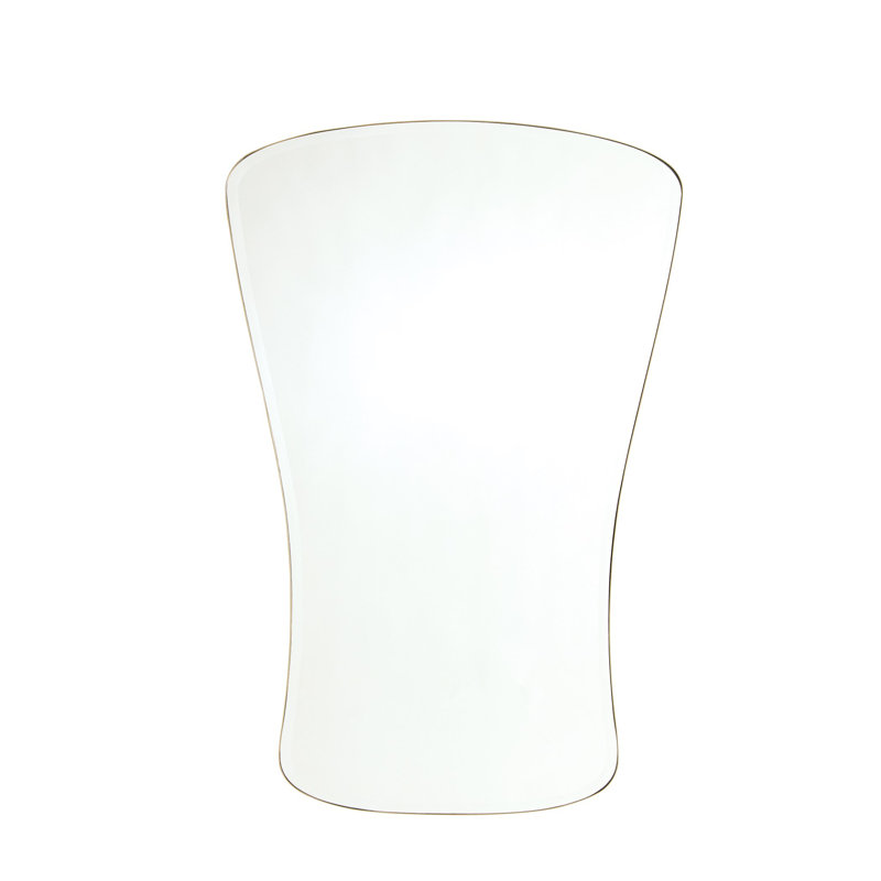 Key Mirror-Simple Satin Brass