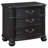 Celina 3-Drawer Nightstand Black