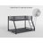 Lance Modern & Contemporary Metal Twin over Full Bunk Bed with Protective Guard Rails & Integrated Ladder-2103763738