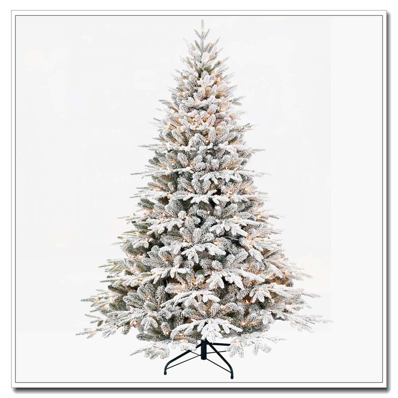 Arbre de Noël artificiel enneigé 4 pi, H 4 pi 
