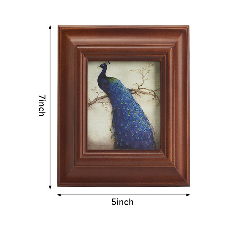Brown Solid Wood Storage Picture Frame