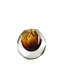Triangle Cut Glass Vase-Amber-24451368