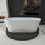 Baignoire de trempage autoportante en acrylique 59,05 po. X 27,56 po.