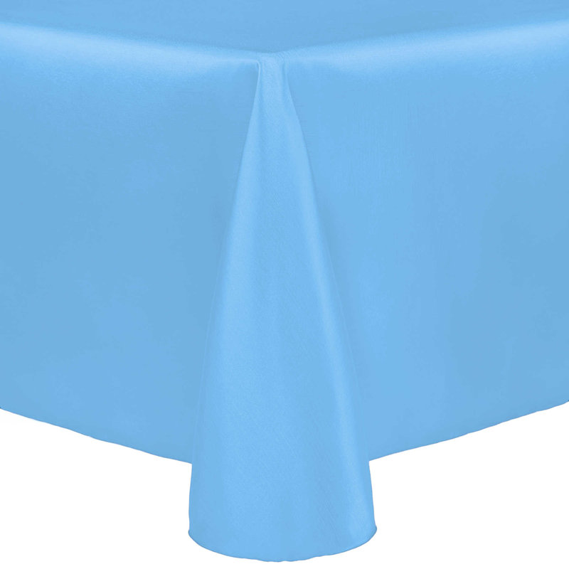 Solid Color Tablecloth, 120" x 72", 3, Ice Blue