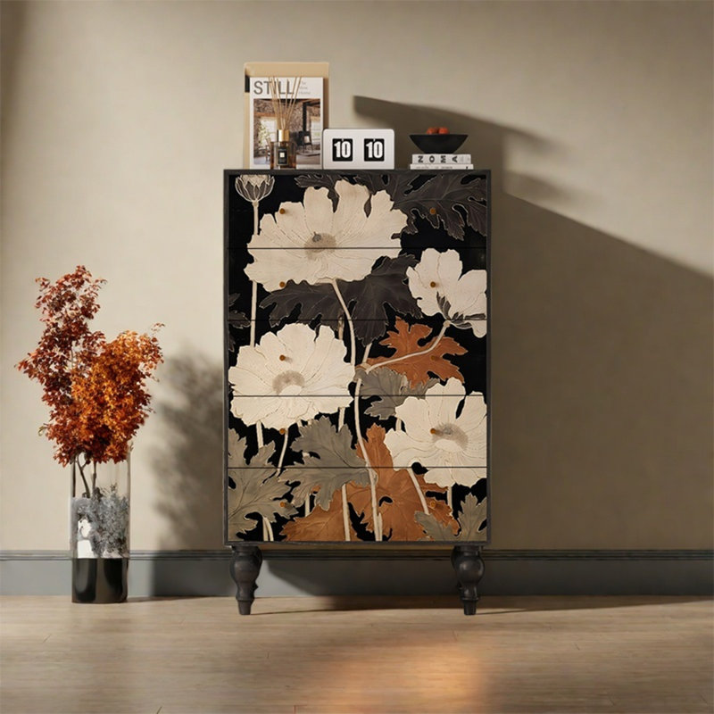Spacious Storage Cabinet with Five Drawers