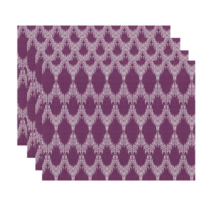 Lassiter Polyester Geometric Rectangle Placemat
