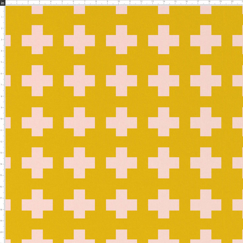 Dema Geometric Outdoor Reversible Throw Pillow, 18" x 18", Yellow