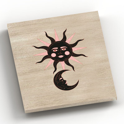 Kana Zodiac Sun and Moon 1 Piece Wall Art
