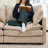 Comfortable Modular Sectionals, Chenille U-shaped Sofa With Movable Ottoman For Home