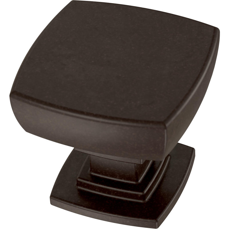 Poignée ronde, Noir mat, Diamètre du bouton 9/8 po