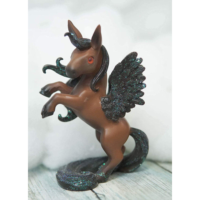 Figurine de cheval pegasus Afia, Turquoise