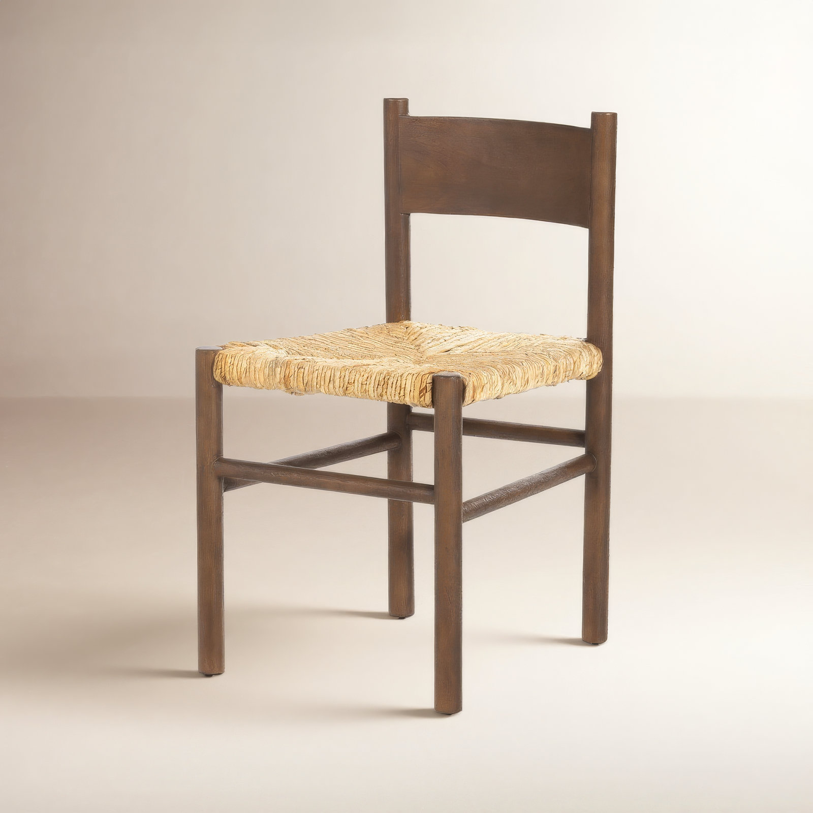 Loretta Solid Wood Side Chair, Dark Brown, Dark Brown