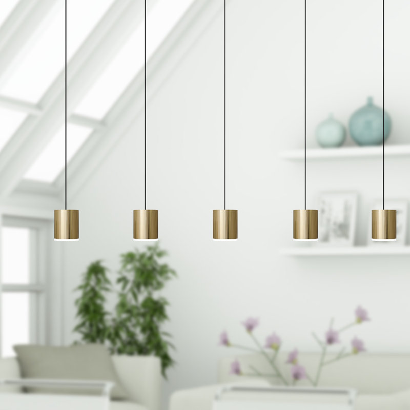 Andromedae 5 - Light Kitchen Island Pendant, Brass