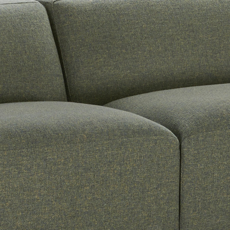 Canapé modulaire rembourré Morell 2 pièces de 93 po, Tweed chanvre Nathan