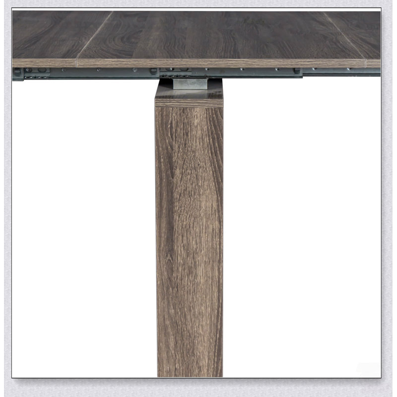 Table console extensible multifonctionnelle à longueur réglable pour des repas polyvalents et un gain d'espace à la maison