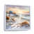 White Floater Framed