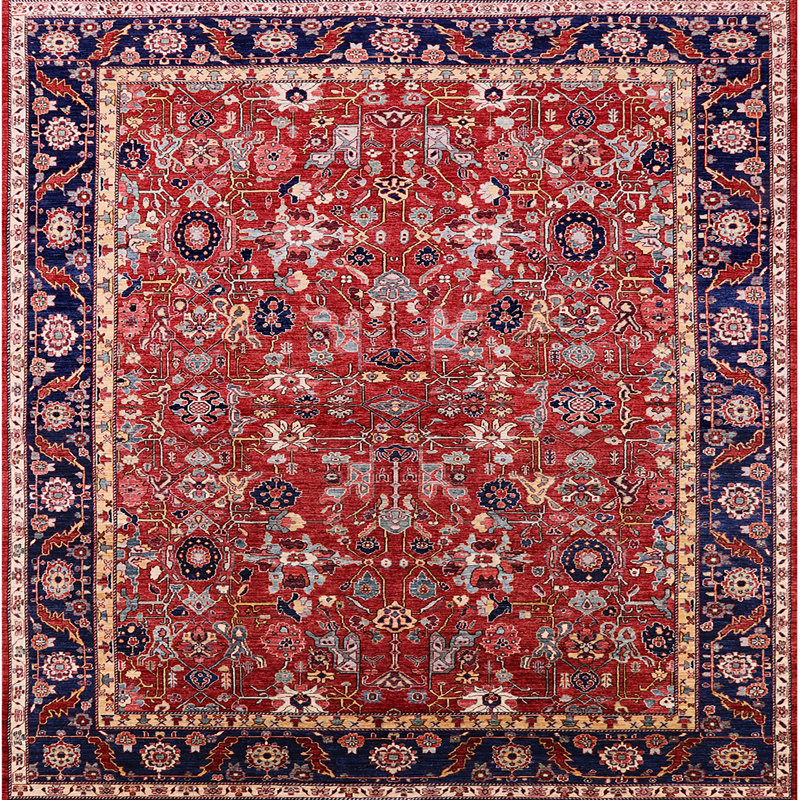 Oriental Indoor Rug, Square 6'