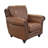 Stephie 46" Genuine Leather Rolled Arm Club Chair-20120193