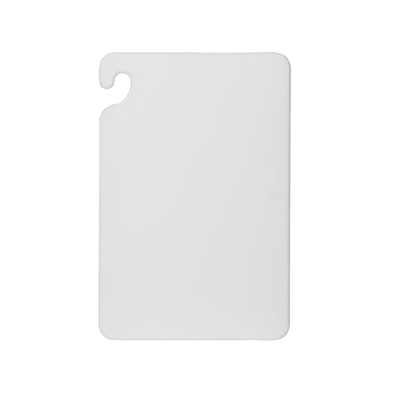 Planche à découper San Jamar Cut-N-Carry, L 10 po x L 12 po, Blanc