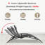 Chaise longue inclinable 66,9 po Tarazon-1176847673