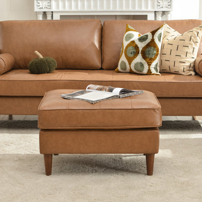 Geo 30" Wide Upholstered Ottoman
