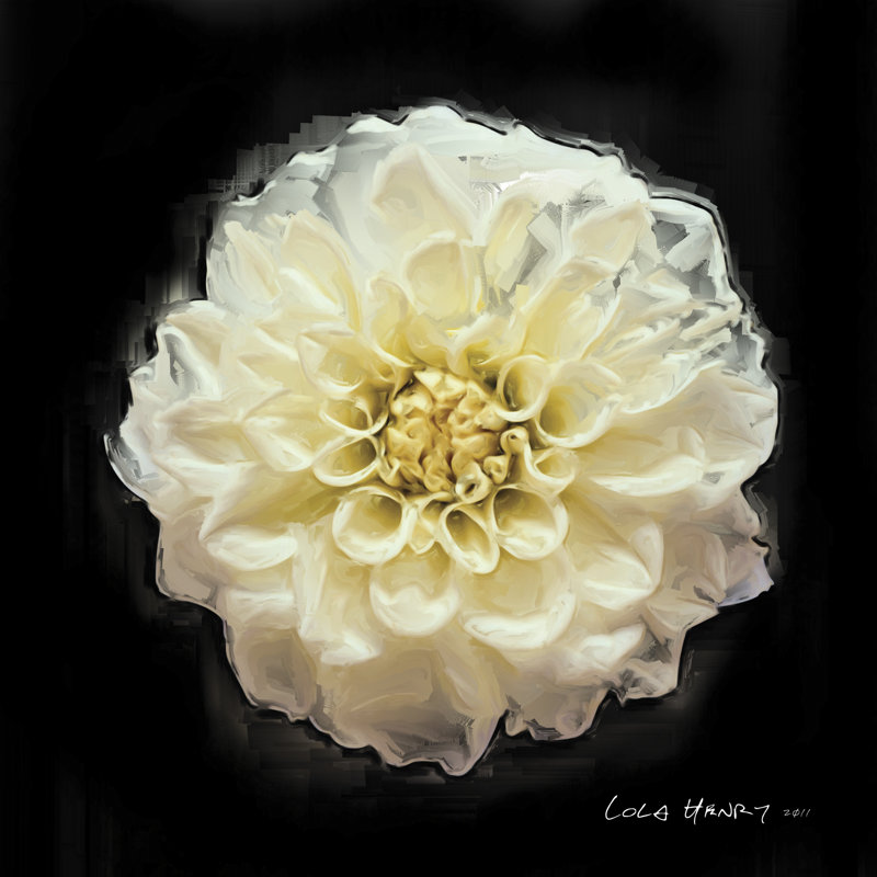 Vibrant Flower V - Wrapped Canvas Print, 30cm H x 30cm W x 3.8cm D