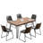 Industrial 7-Piece Dining Set-114251925