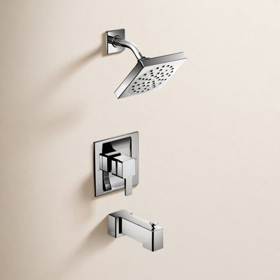 90 Degree Tub and Shower Faucet with Posi-Temp
