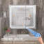 Miroir à pharmacie encastré ou à fixation murale avec lumière à intensité variable et douille Hartli-1475871006-1430188993-1475870977