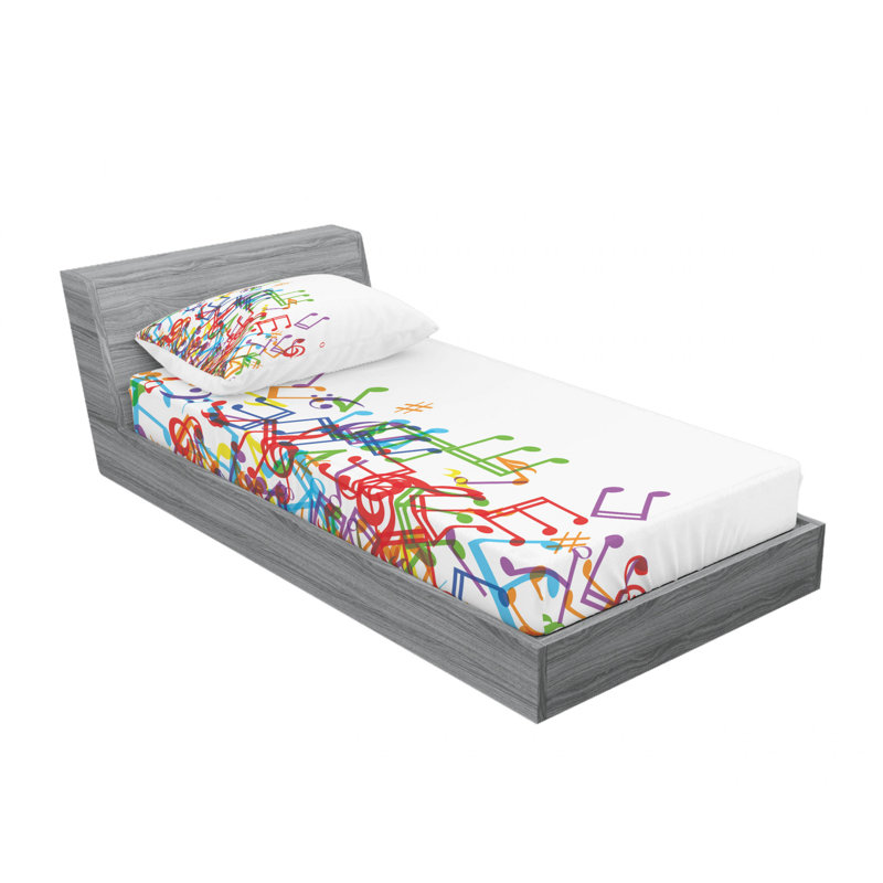 Microfiber Sheet Set, Twin Sheet Set + 1 Pillowcase