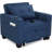 Latitude Run 36.6" Wide Convertible Chair 3-In-1 Pull Out Sleeper Futon Chair Beds with USB-1655144903