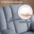 360° Manual Swivel Rocking Chair, Large Size Recliner, Soft Texture-1490435582