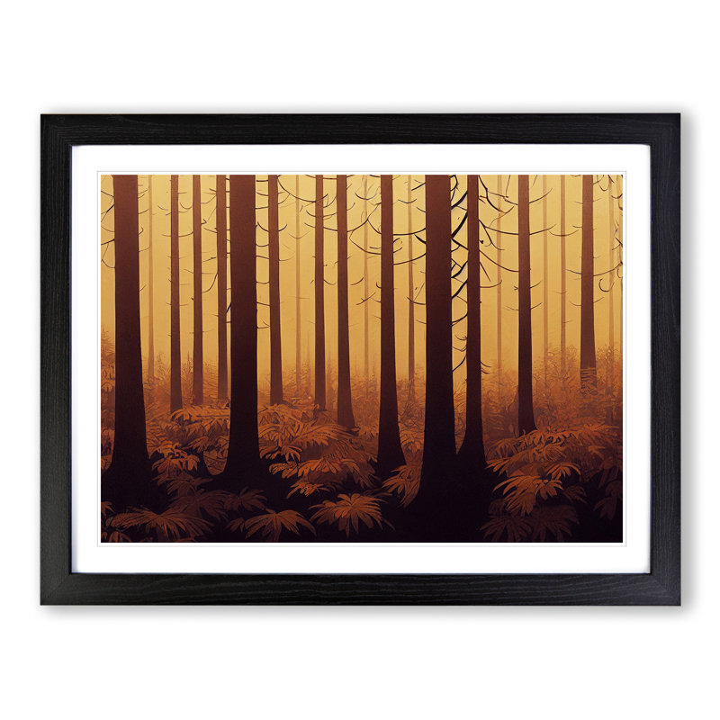 A Miraculous Forest - Framed Print, Black Framed, 46cm H x 64cm W x 2cm D